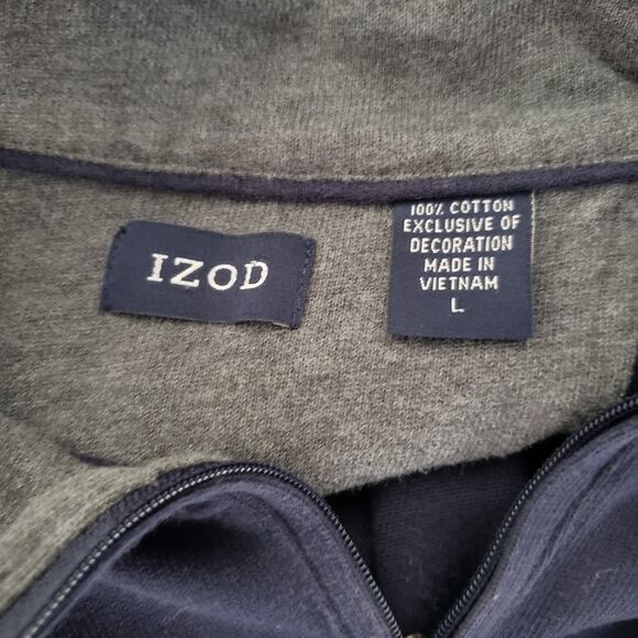 IZOD 1/4 Zip up sweater - Picture 5 of 5